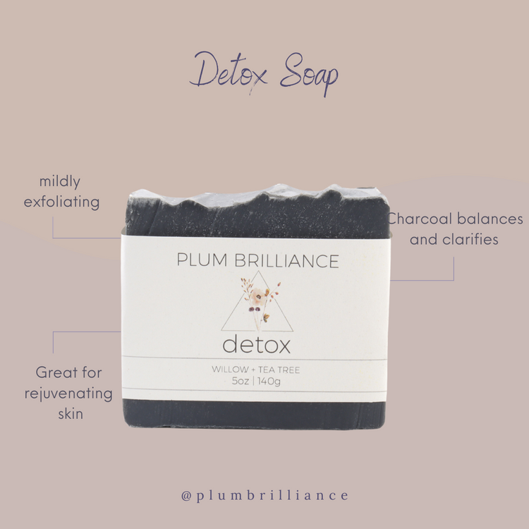 Detox Natural Charcoal Soap Bar