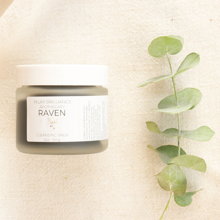 Cleansing Cream Balm Natural Charcoal - RAVEN