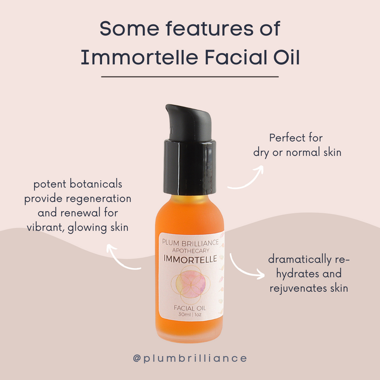 Immortelle Wildcrafted Helichrysum Facial Oil Treatment