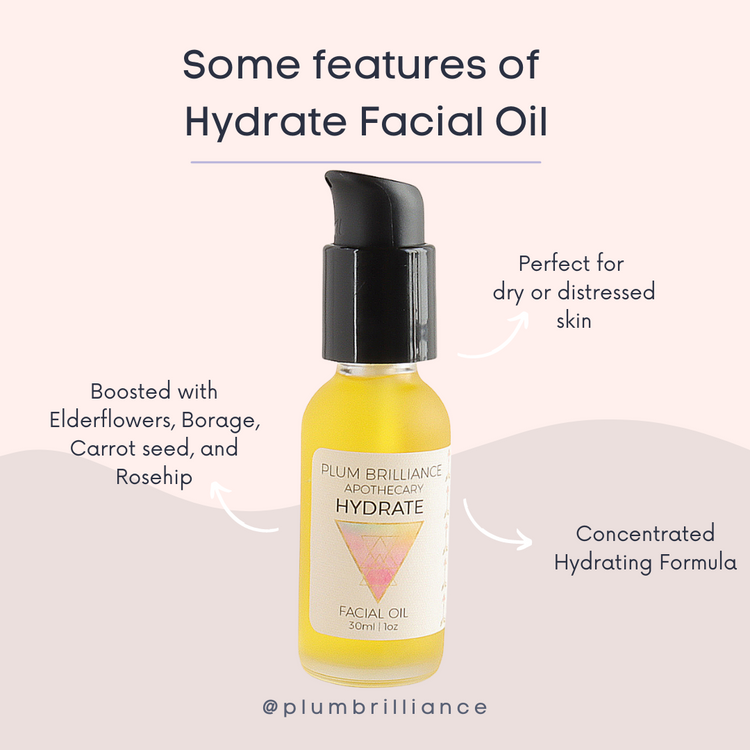 Hydrate Wildcrafted Elderflower Facial Oil Treatment